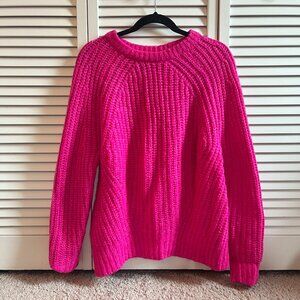 Like New! Neon Pink Knit Sweater